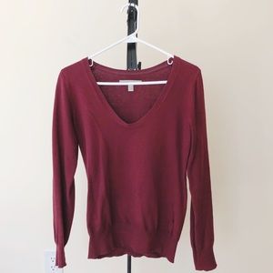 Maroon Merino Wool Sweater